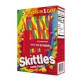 thumbnail image 2 of Skittles Rainbow (5 Flavors in 1) Christmas Holiday Candy Canes Stocking Stuffers Individually Wrapped, 12 Count, 2 of 11