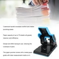thumbnail image 4 of 2 Hole Paper Puncher, Compact Cushioned Handle 2 Hole Punch 70 80mm Spacing Adjustable  for Office School, 4 of 7