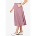 thumbnail image 4 of Woman Within Plus Size Petite 7-Day Knit A-Line Skirt, 4 of 6