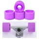 thumbnail image 3 of 4 piezas 51 mm x 70 mm, 78A ruedas de monopatín para exteriores/interiores, duraderas y resistentes al desgaste Púrpura Cola Ruedas de skate, 3 of 8