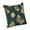 Green, variant on Violet Linen Seasonal Xmas Christmas Holiday Leaves Pattern Decorative Accent Throw Pillow