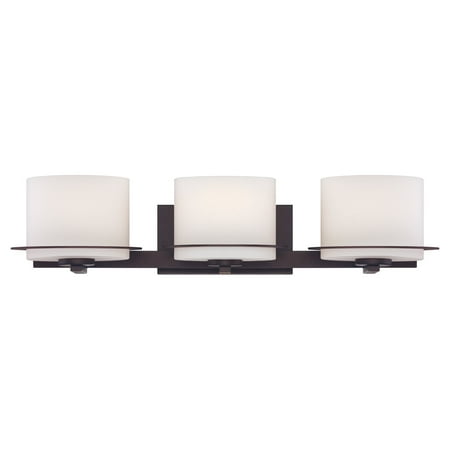 - Nuvo Lighting 60/5003 Bathroom Fixtures Loren Indoor Lighting Vanity Light ;Venetian Bronze