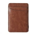 thumbnail image 2 of Kedshhgu Women's Wallet Leather Wallet Wallet Small Cash Clip Double Fold Clip Credit Card Clip, 2 of 5
