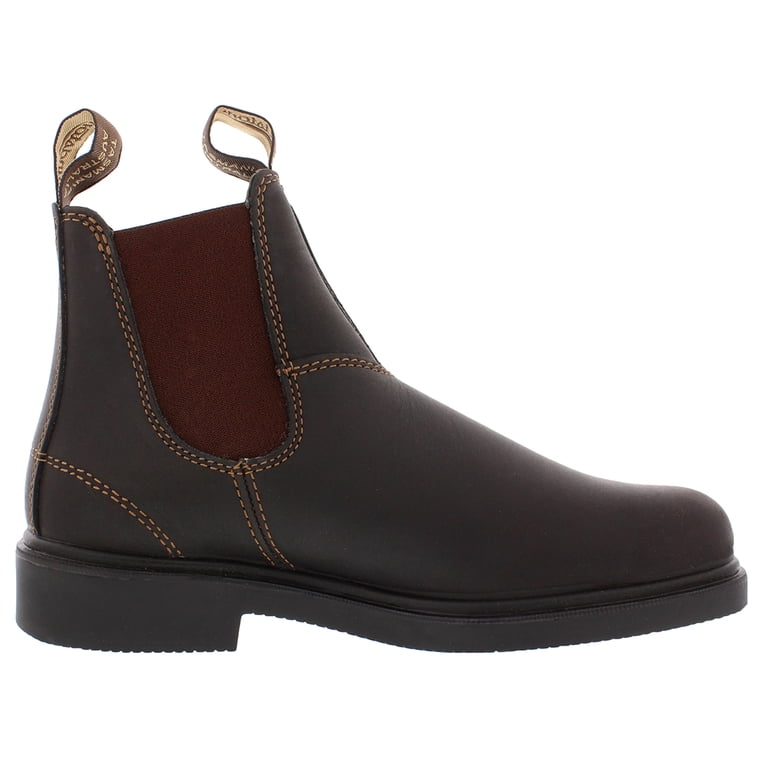 Blundstone Dress Series Chelsea Boot, Brown, Size 8.5 M, Leather Upper, Shock Protection System