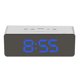 thumbnail image 1 of Reloj despertador digital LED Temperatura Escritorio Espejo de maquillaje Arte Snooze Reloj Dormitorio Decoración de oficina, Rectángulo seitruly HA3237-03B, 1 of 6