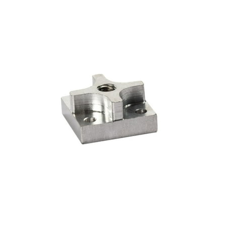 Monster Rod Holders X-tra Duty Rod Holder Base | Heavy-Duty Aluminum Base for Flat Surfaces & Railings | 2 x2 x1 with 4 Mounting Holes | Maximum Security for 1/2" Rod Holders