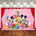 thumbnail image 1 of Fondos de fotografía de Minnie Mouse personalizables, tela de vinilo, sesión de fotos para niños, fiesta de cumpleaños de bebé, estudio fotográfico, 1 of 4