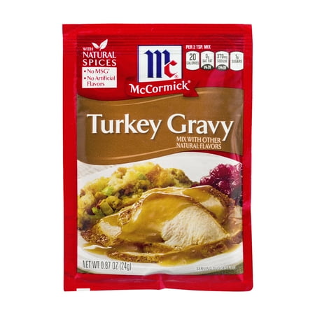 McCormick® Turkey Gravy Mix, 0.87 OZ