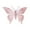 Pink, variant on CuiLiyq Christmas Decoration, Sparkling Butterfly Decoration Clip, For Decorating Christmas Trees Weddings Holidays and Party Scenes (Gold)