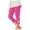 Hot Pink, variant on Girls Capri Leggings Bowknot Side Tie Capris Elastic High Waist Athletic Dance Leggings Summer Casual 3/4 Crop Pants (12 Years, Yellow)