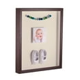 thumbnail image 2 of ArtToFrames 24x36 Inch Shadow Box Picture Frame, with a Verlinga Brown 1 Wide Shadowbox frame and Ivory Mat Backing (4656), 2 of 7