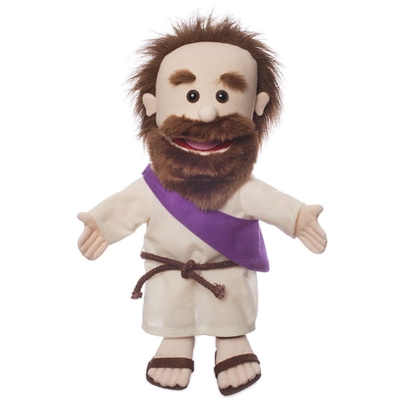 14" Jesus w/ Rope Belt, Bible Character, Hand Puppet