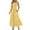 Yellow, variant on Up to 65% Off! Fmbrln Womens Summer Sleeveless Dress Fashion Square Neck Smocked Tiered Ruffle Flowy A Line Midi Dress Casual Loose Holiday Beach Sundress