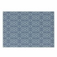 thumbnail image 1 of Moroccan Cutting Board, Portuguese Tiles Squares Grid Style Pattern Oriental Motif, Decorative Tempered Glass Cutting and Serving Board, Small Size, Violet Blue Orange White, by Ambesonne, 1 of 1