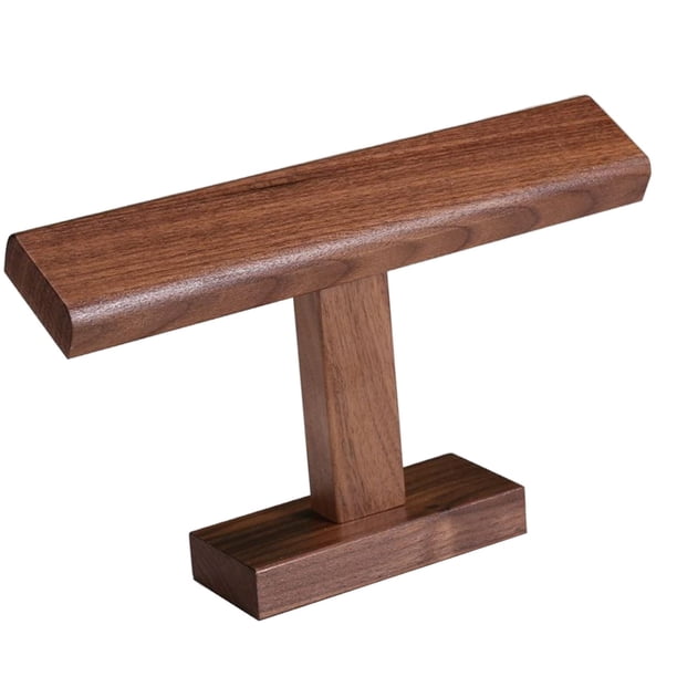 Soporte para relojes, organizador de joyas y expositor, soporte para relojes y brazaletes. L Marrón