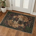 thumbnail image 5 of KUETH 8x10 Tiger Area Rugs for Living Room, Non Slip Machine Washable Vintage Boho Rug, Low Pile Print Rug for Bedroom Dining Room Home Office, 5 of 5