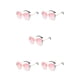 thumbnail image 3 of Gafas de sol Minnieouse con montura de diamantes de imitación PC multicolor, 3 of 6