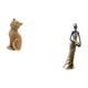 thumbnail image 5 of Figura de escritorio,Estatua de gato,linda decoración para estante o escritorio,Figura de mujer africana,Estatua artesanal de una dama tribal africana,hecha a mano,para cafetería.,Figura, 5 of 8