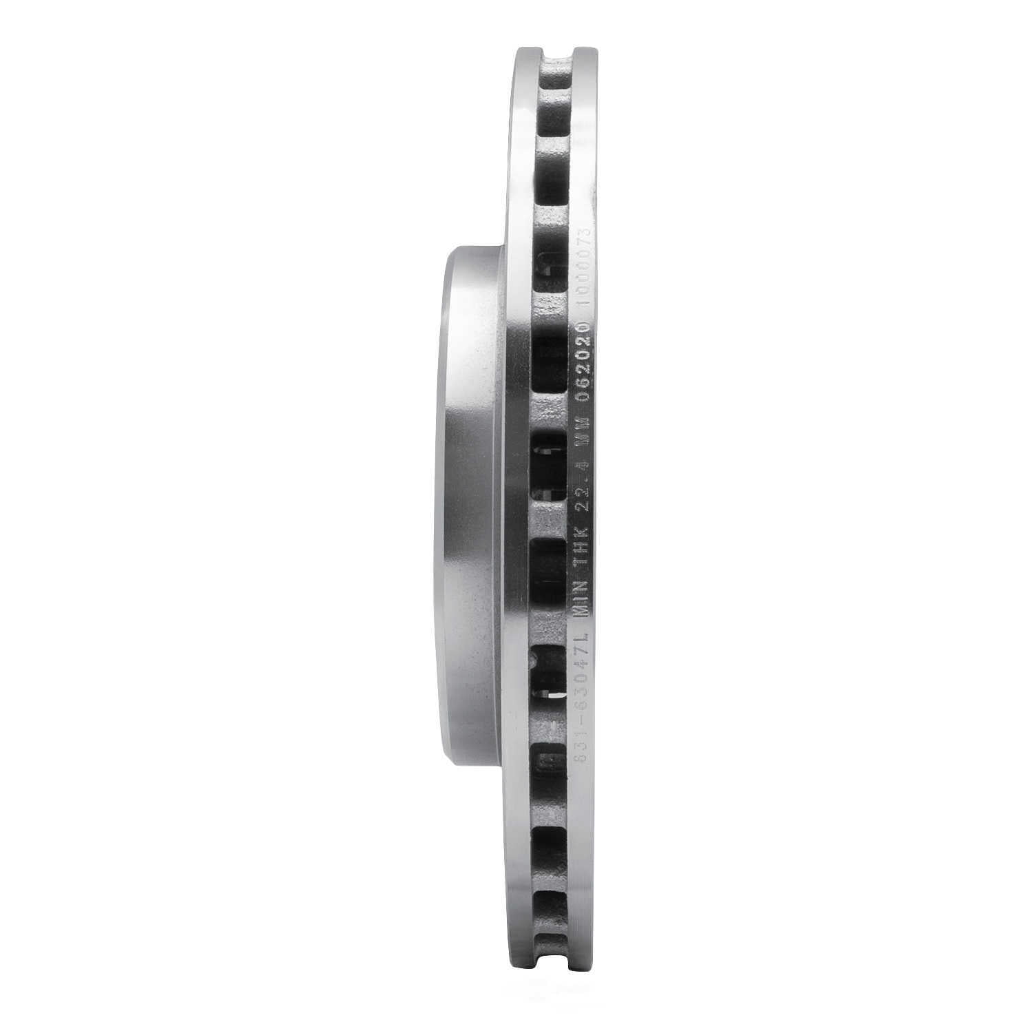 Dynamic Friction Company 631-63047L DFC Brake Rotor - Drilled And Slotted - Silver