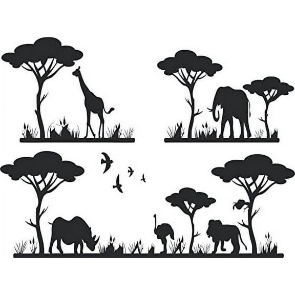 Whimsical Practicality's Jungle Scene Birthday Border Cake Side Strips