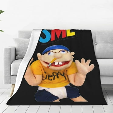 SML Jeffy Blankets Flannel Fleece Warm Soft Throw Blanket For Couch Sofa Bed Living Room All Season Decor Gift 40"X30"