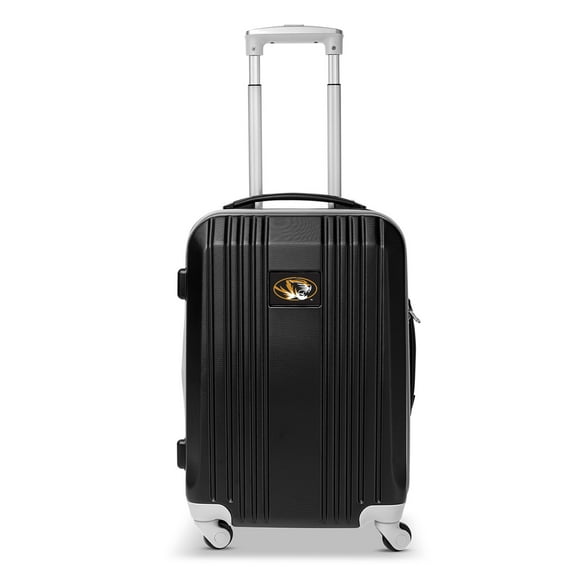 Mojo Outdoors NCAA Missouri Tigers 21 in. Carry-on Hardcase Two-Tone Spinner
