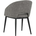 thumbnail image 5 of Brant House Outdoor Dining Chair - Faux Leather - Cushion - Antique Gray/Black, 5 of 6