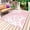 Pink, variant on Coral Orange Outdoor Rug 5x7 Ft - Reversible Patio Rug Outdoor Camping Rugs, Coastal White Ocean Marine Nautical Beach Washable Indoor Outdoor Area Rugs, Non-Slip Outdoor Carpet Runner for Deck/Porch