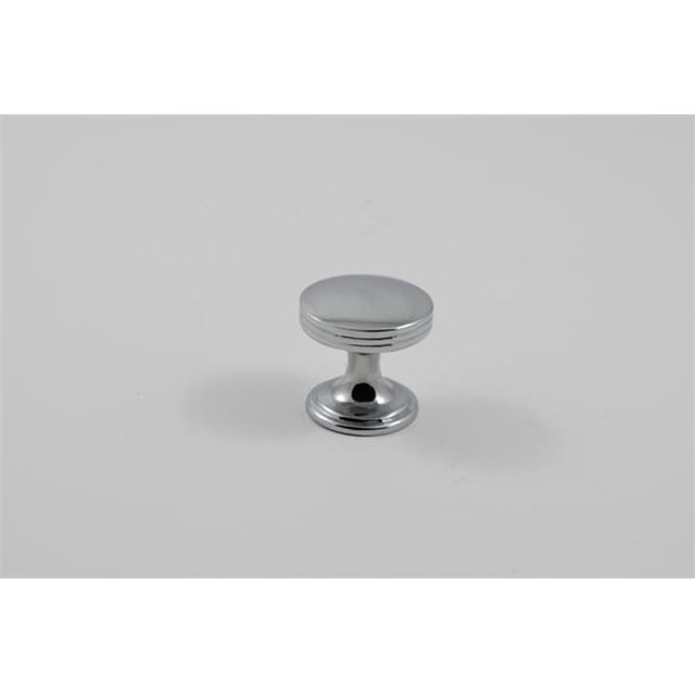 Bouton de Cabinet Champignon, Chrome Poli