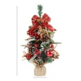 thumbnail image 3 of Fiudx Ofertas relámpago Mini árboles de Navidad artificiales, juego de árbol de Navidad para decoración de escritorio, árbol de Navidad de mesa, para decoraciones de mesa navideñas, 3 of 7
