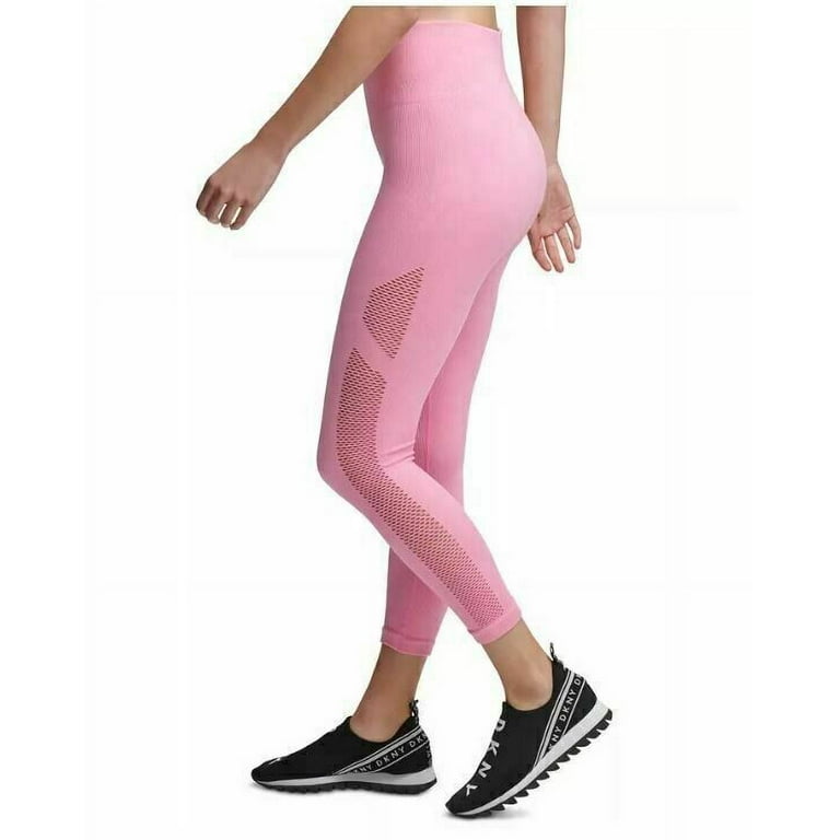 DKNY Womens Sport Seamless High-Rise 7/8 Length Leggings