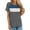 Navy, variant on CHGBMOK Women's T Shirts Short Sleeve Color Block/Solid Tops Casual Summer Tees