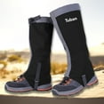 thumbnail image 1 of ammoon Guêtres de Jambe Imperméable Réglables - Guêtres de Chaussure de Neige de Déchirure pour la Randonnée en Raquettes en Plein Air, 1 of 7