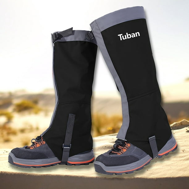 eccomum Leg Gaiters Waterproof Adjustable -Tear Snow Boot Gaiters