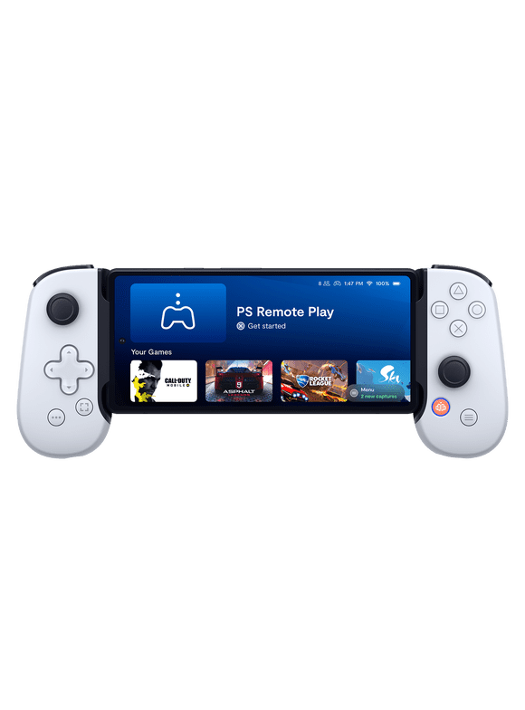 Backbone One - PlayStation Edition (Lightning) - Mobile Gaming Controller for iPhone - White