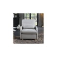 thumbnail image 6 of Huckleberry Light Gray Fabric Linen Chair w/Storage Ottoman & Folding Side Table, 6 of 6