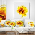 thumbnail image 4 of Designart Yellow Watercolor Sunflower - Floral Throw Pillow - 16x16, 4 of 5