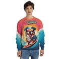 thumbnail image 4 of Retro Surfing Australian Shepherd in Cool Sunglasses Hello Summer Waves All Over Print 3D Sweatshirt Unisex Merch Aussie Dog Lover Gifts - 10001, 4 of 6
