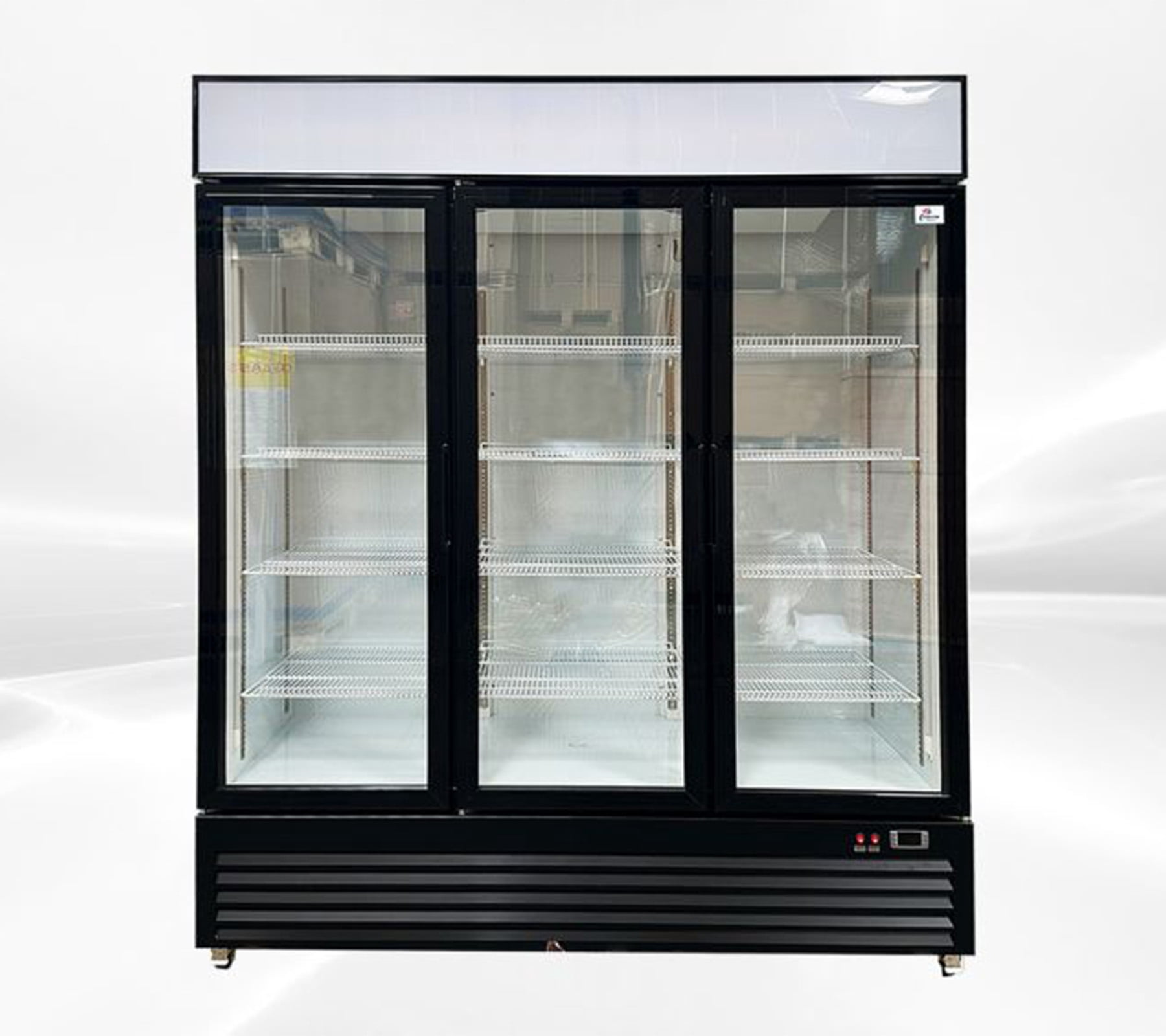 64 in. 49.8 cu. ft. Commercial 3 Glass Door Merchandiser Refrigerator, Beverage Display Cooler, ETL Certified