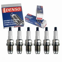 6 pc DENSO 3253 Spark Plugs for 101 905 621 A 101 905 621 B 101 905 640 101 905 640 A 101 905 640 D 90080-91116 90919-01194 90919-01195 PK20TR11 Ignition Wire Secondary