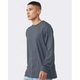 thumbnail image 2 of Bella + Canvas Unisex Jersey Long-Sleeve T-Shirt Vintage Navy, 2 of 5