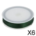 thumbnail image 1 of Línea De Hierro Fina De Alambre De Hierro De 6x40 M Para Hacer Modelos Y Encuadernación De Bricolaje Verde, 1 of 7