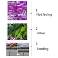 thumbnail image 6 of MINKUROW 12 Pack Wisteria Hanging Artificial Flowers Fake Bushy Silk Vine Garland String for Wedding Party Garden Greenery Home Wall Deco Milk, 6 of 7
