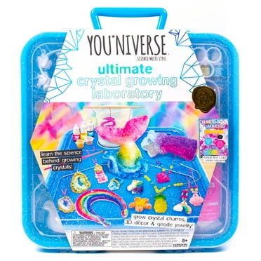 YOUniverse Ultimate Crystal Growing Lab, Science Kit, Boys and Girls, Child, Ages 8 