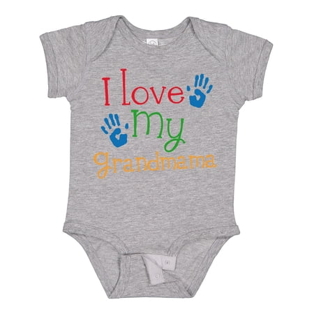 

Inktastic I Love My Grandmama Cute Grandchild Gift Baby Boy or Baby Girl Bodysuit