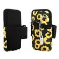 thumbnail image 7 of HAWEE Cell Phone Armbands Pouch for Women Running Bag Compatible with Cellphone 6.28 Inches Full-Screen, Sunflower, 7 of 7