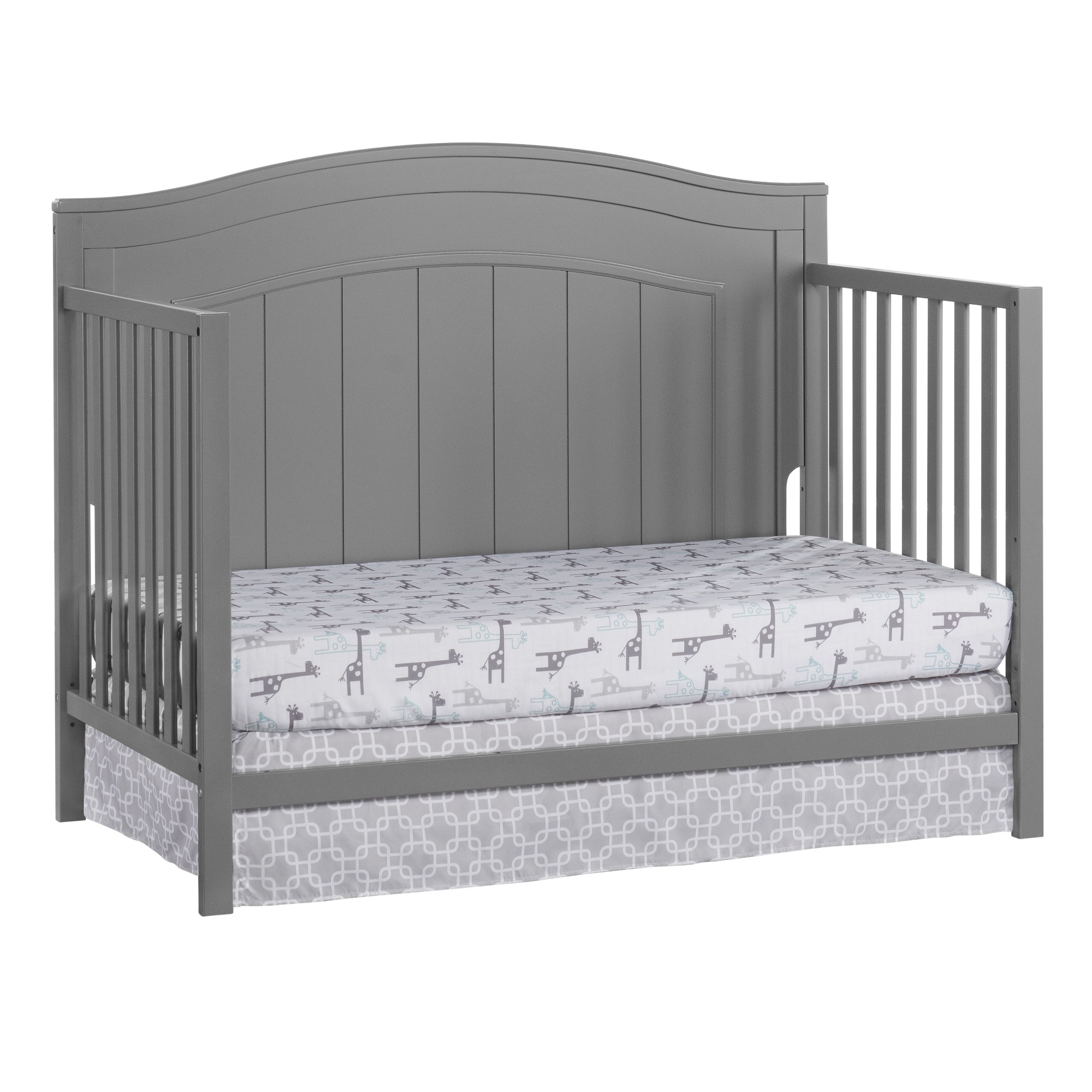 Oxford Baby North Bay 4-in-1 Convertible Crib, Dove Gray, GREENGUARD Gold Certified, Wooden Crib - image 3 of 12
