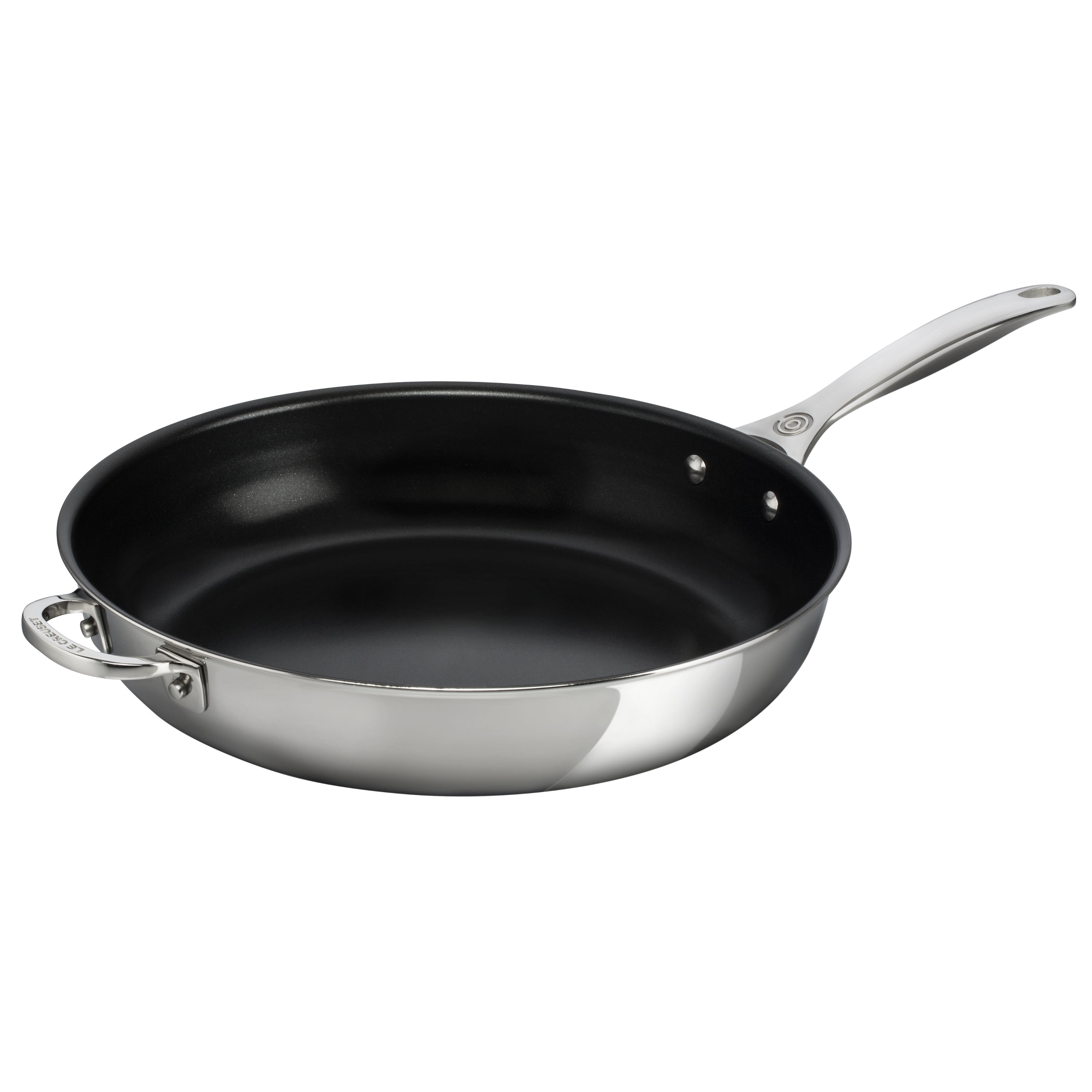 Le Creuset TriPly Stainless Steel Nonstick 12.5 Inch Deep Fry Pan