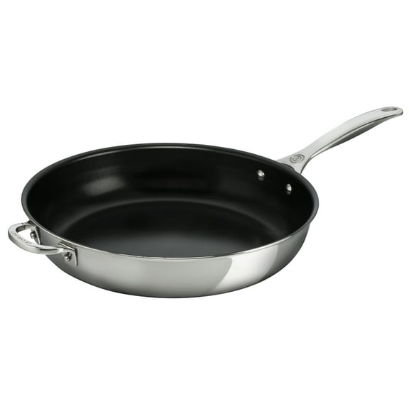 Le Creuset Tri-Ply Stainless Steel Nonstick 12.5 Inch Deep Fry Pan