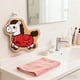 thumbnail image 3 of Baño Decorativo Toallas de Mano Año Del Caballo Lindo Patrón 23x20.5cm, Poliéster Rojo, Peluche Absorbente, Colgando para la Cocina Del Baño, 3 of 6